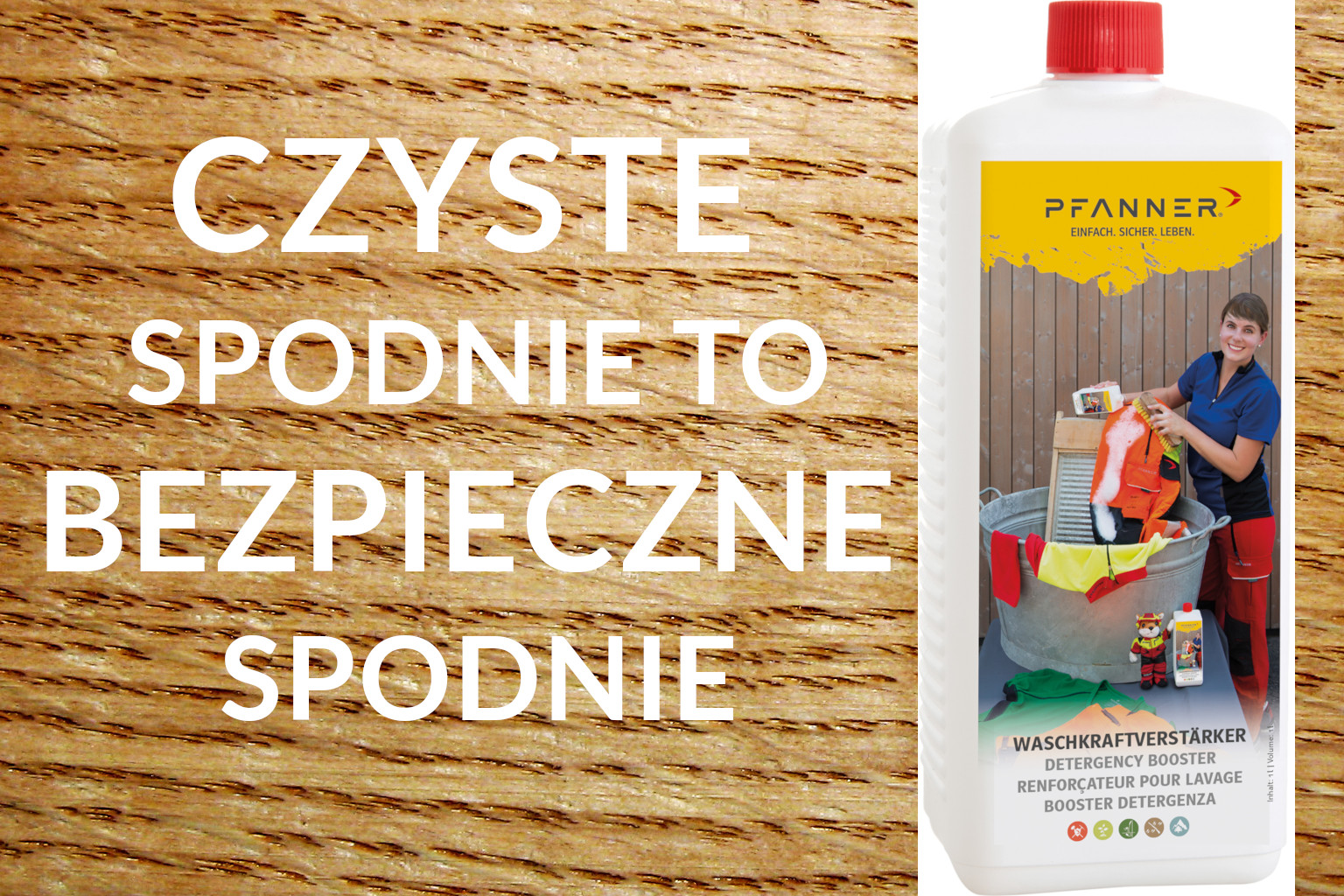 Wzmacniacz do prania odzieży ochronnej Pfanner