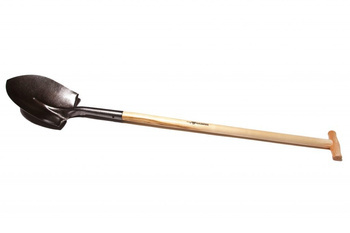 Szpadel do nasadzeń, kształt serca z trzonkiem jesionowym T