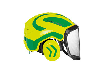 Kask protos integral Forestt Żółty Hi-Vis zielony