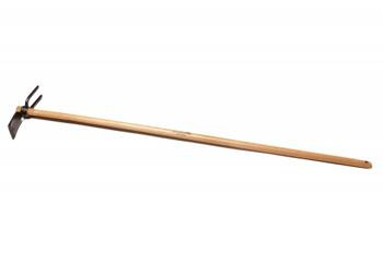 Motyka ogrodowa 2-stronna kuta, z 130cm styl. jesionowym